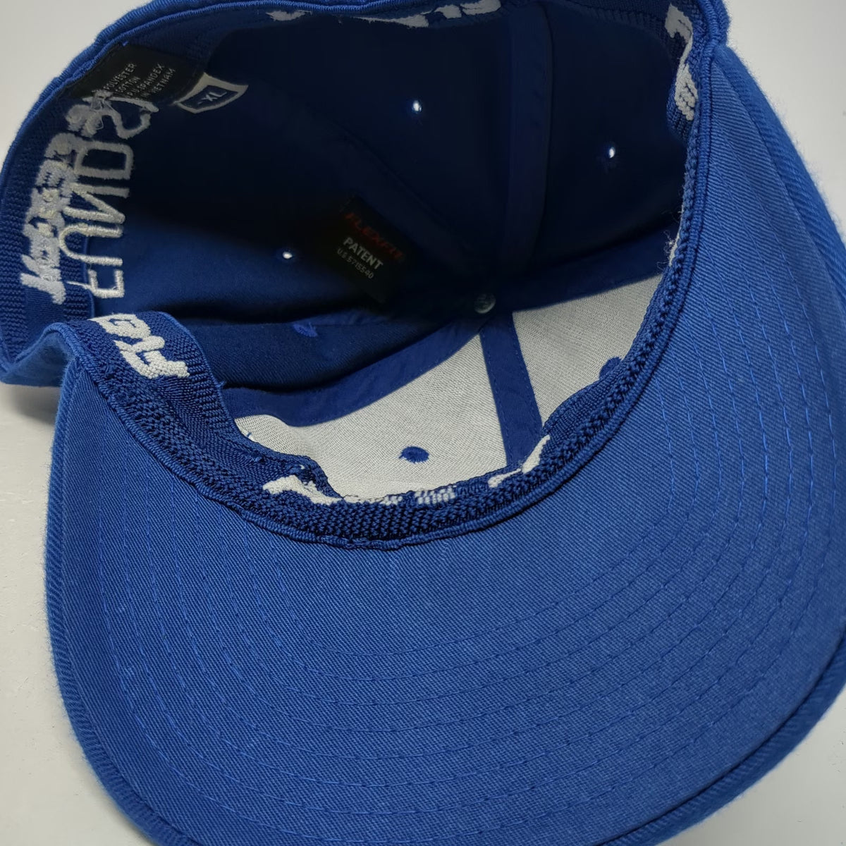 Flexfit Baseball Cap Blue XL Fitted Bodybuilding Fundsy Gather to Give Logo Hat
