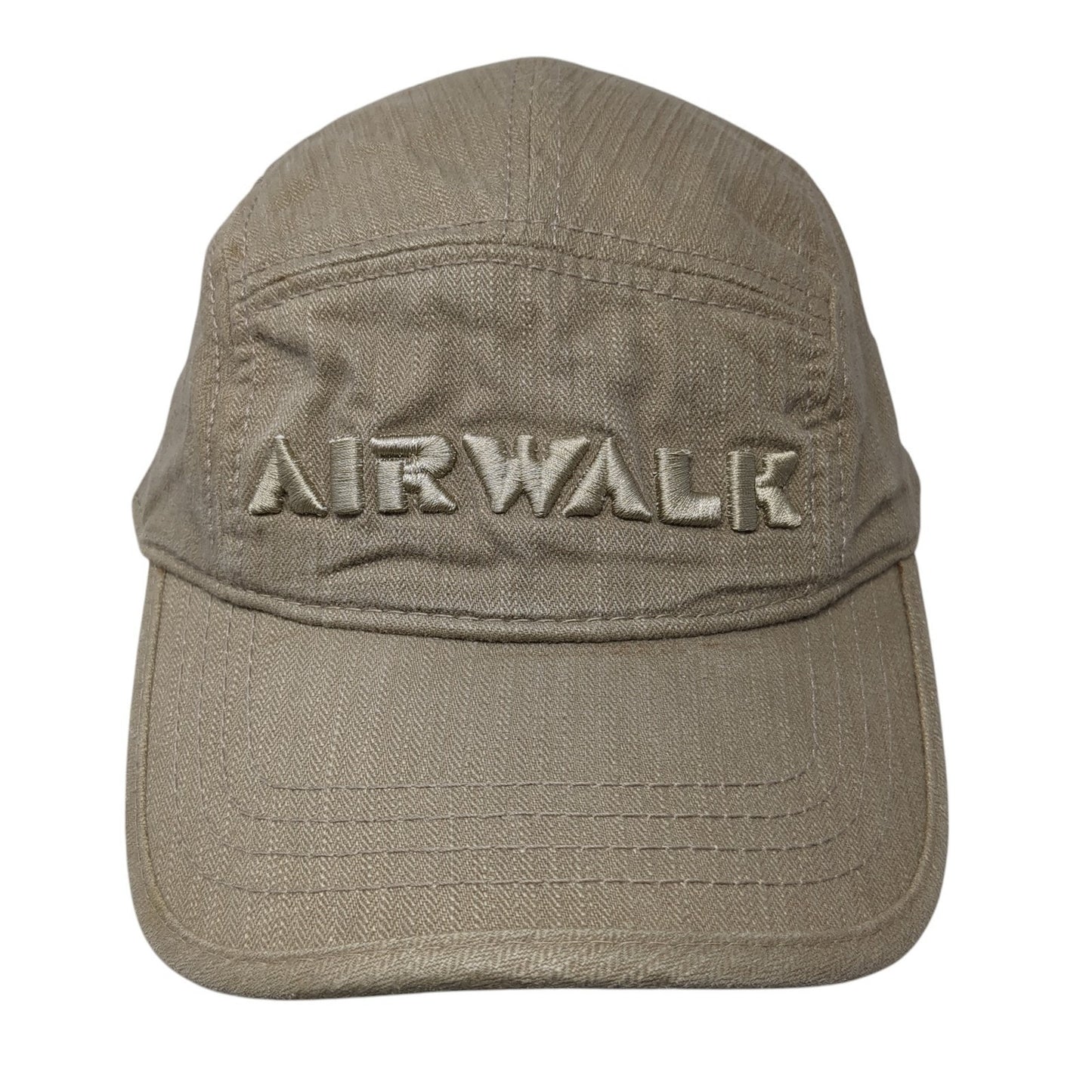Air Walk Slideback 5 Panel Cap Brown One Size Adjustable Embroidered Concept One