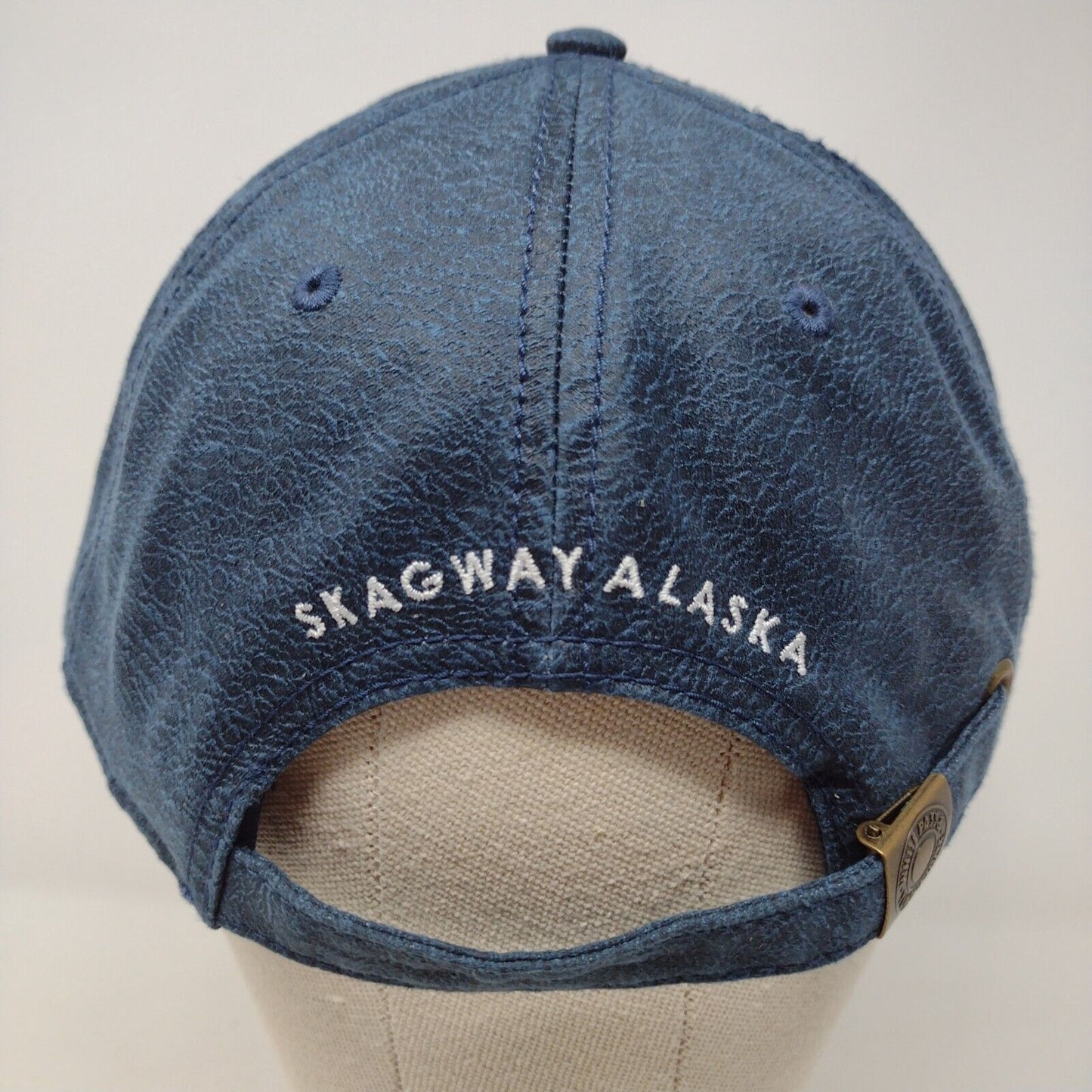 White Pass & Yukon Route Skag Way Alaska Slideback Hat Blue OSFM Adjustable