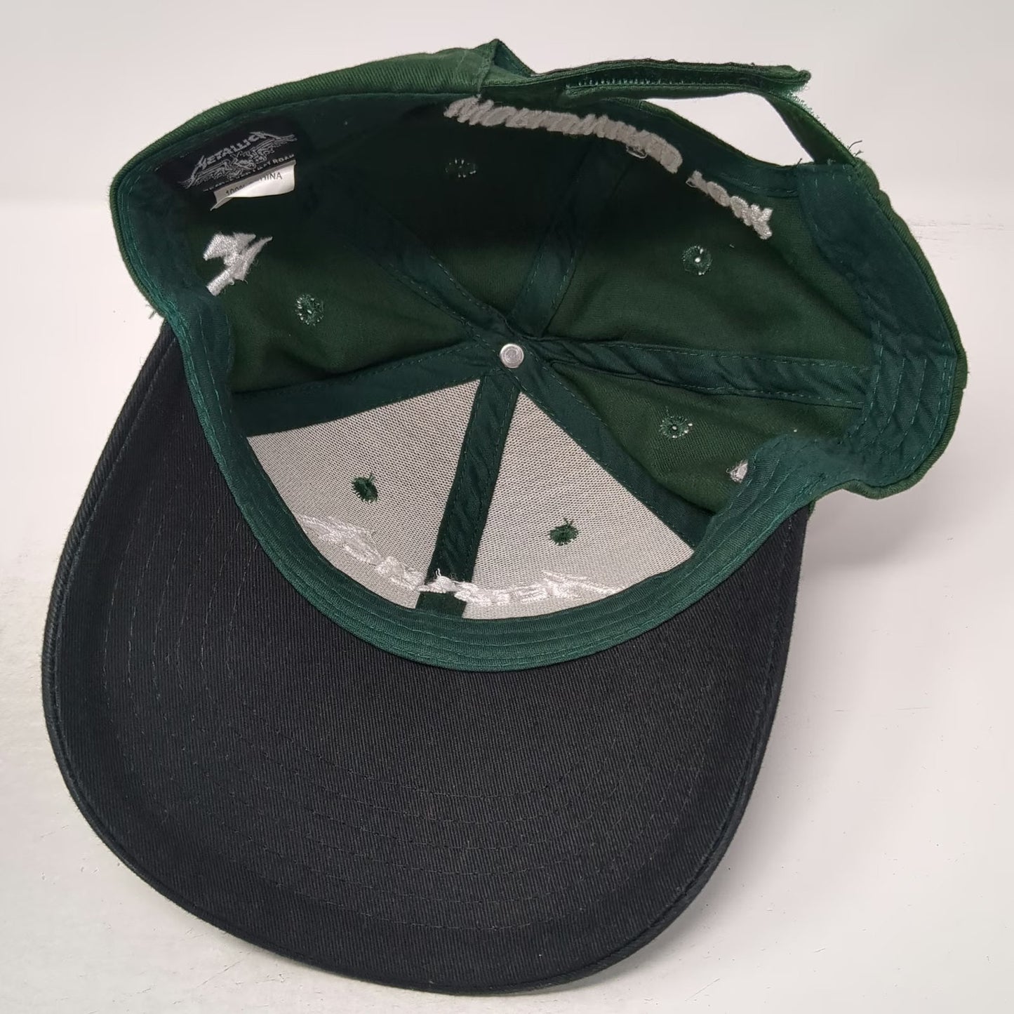 Metallica Worldwired Tour Green Black Baseball Cap One Size Strapback NY Hat