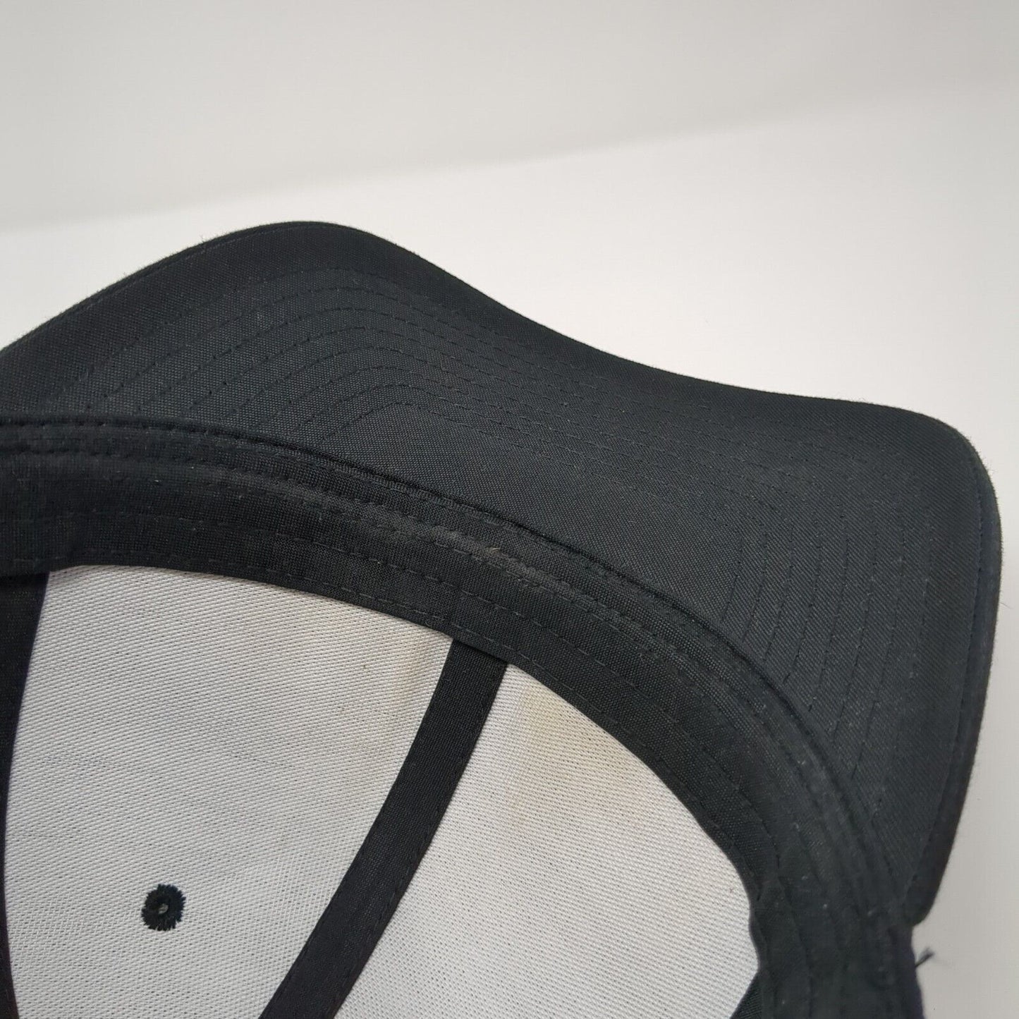 The Classics Yupoong Snapback Hat Black One Size Adjustable Mesh Back Blank