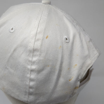 Stud Muffin Strapback Hat White OSFA Adjustable Solid Port & Company