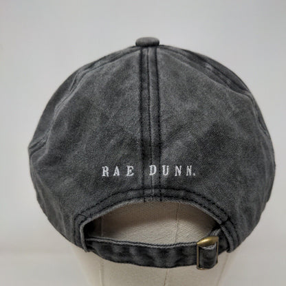 Hello Pumpkin Slideback Hat Gray One Size Adjustable Embroidered Rae Dunn
