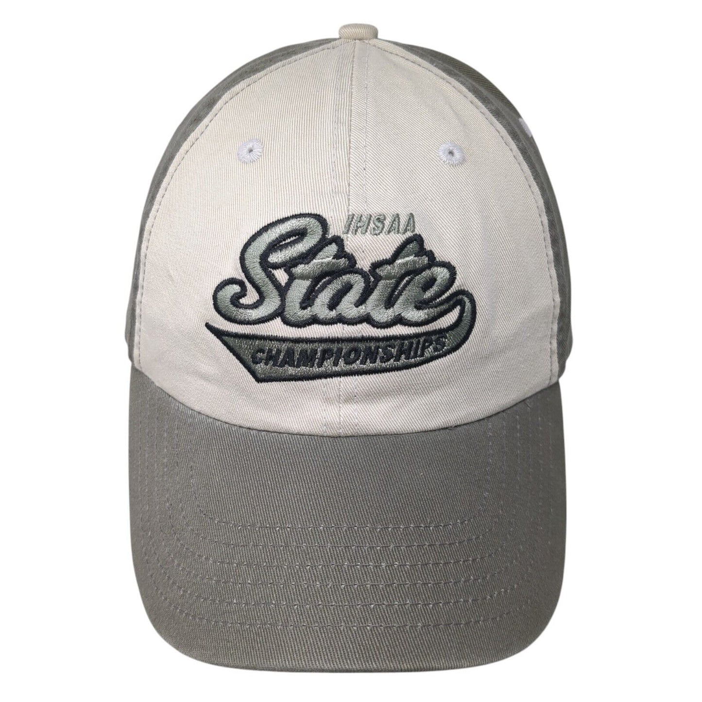 IHSAA State Championship Slideback Hat Multicolor OS Adjustable Embroidered
