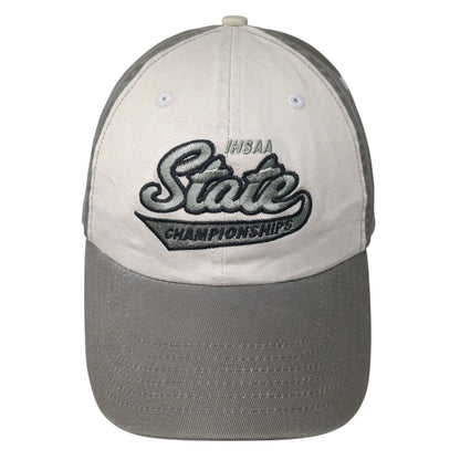 IHSAA State Championship Slideback Hat Multicolor OS Adjustable Embroidered