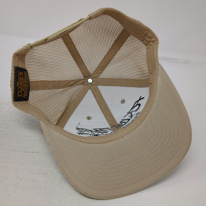 Yupoong Trucker Hat Beige One Size FCKLIGHTBARS Performance Lighting Mesh Back