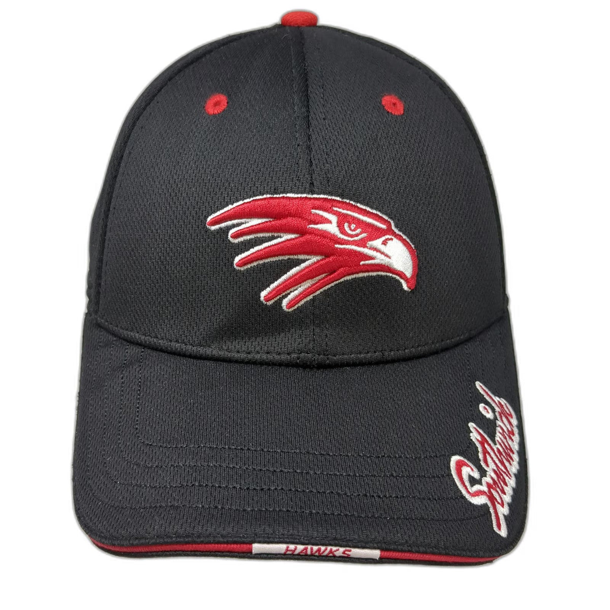 Pukka Baseball Cap Black M Cooperstown 2009 Coach Hawks Southwick A-Flex Hat