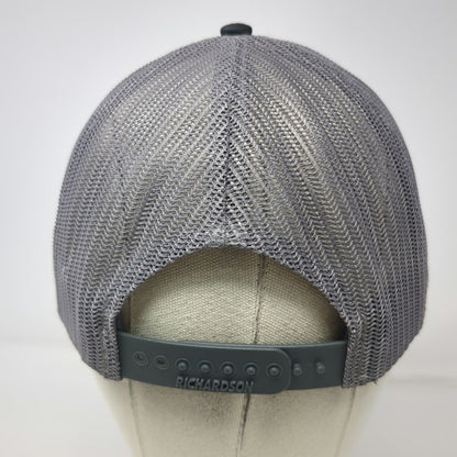 Richardson Trucker Hat Gray One Size Granite Pacific Northwest Mesh Snapback