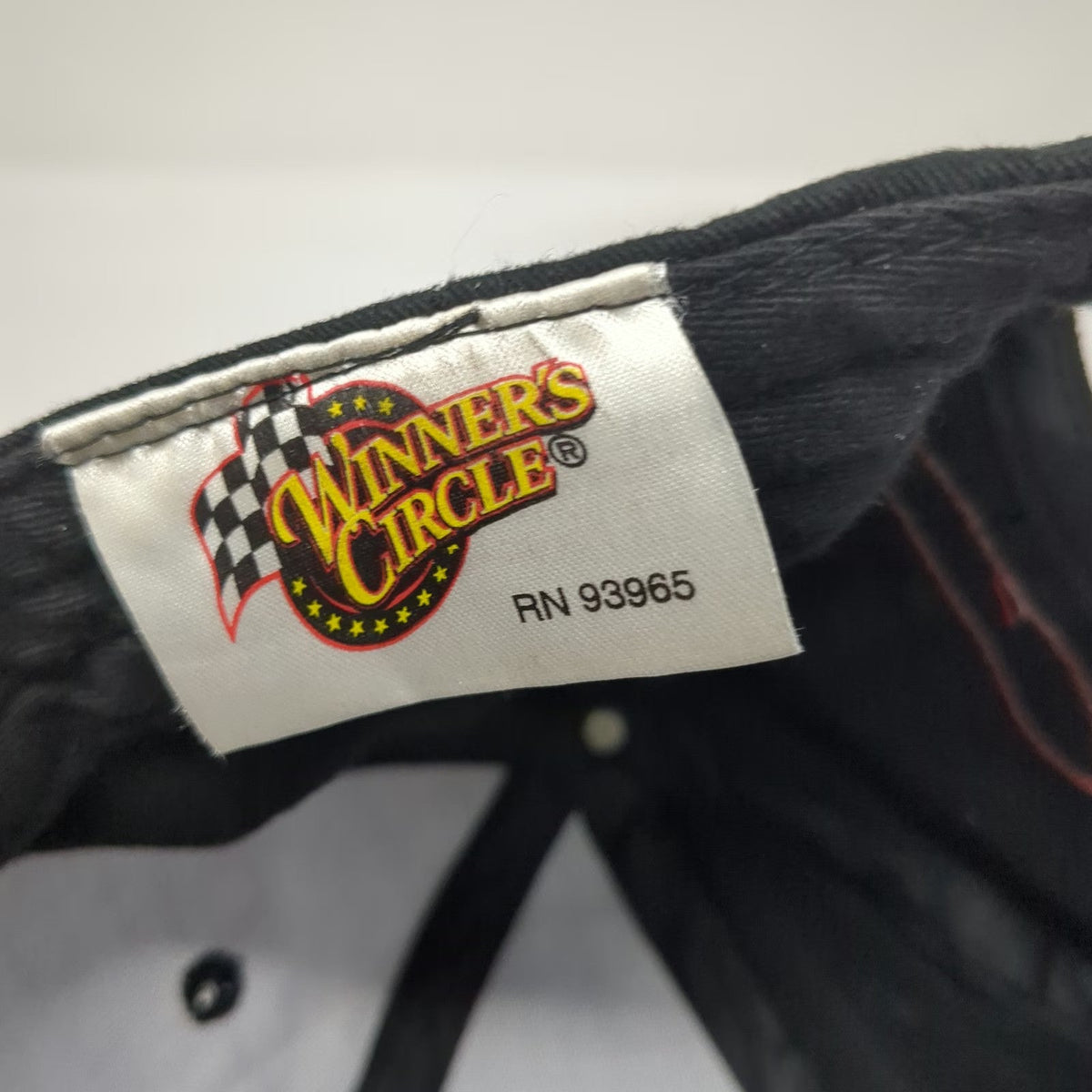 Winners Circle Baseball Cap Black One Size Budweiser Racing 8 Signature Hat