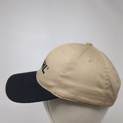 Stihl Strapback Hat Tan One Size Adjustable Colorblock Embroidered