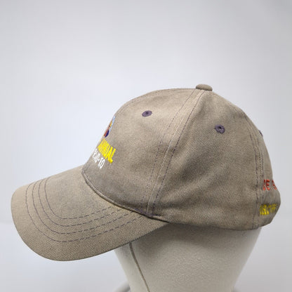 22nd Annual Snow Road-EO Strapback Hat Brown One Size Magic Headwear