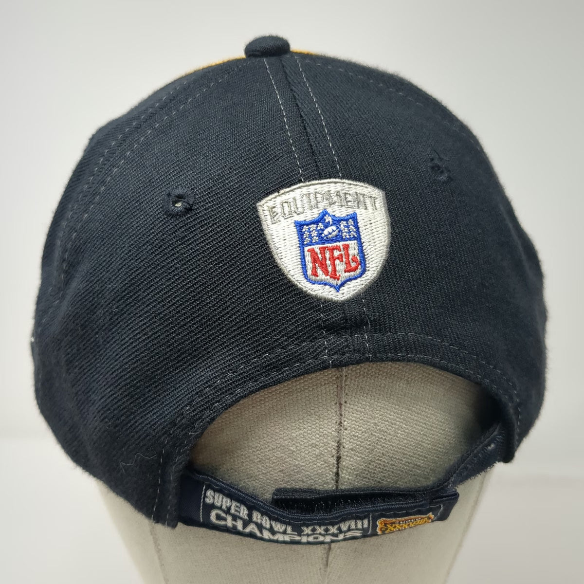 New England Patriots NFL Reebok Super Bowl XXXVIII Champions Hat White One Size
