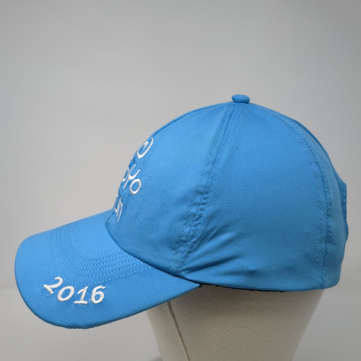 Froyo Run 2016 Strapback Baseball Cap Blue One Size Adjustable Embroidered