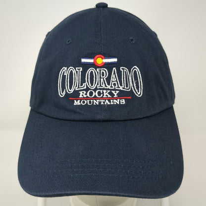 Prairie Mountain Colorado Rocky Mountains Blue One Size Cotton Baseball Cap Hat