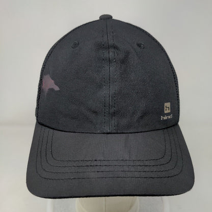 Hind Slideback Mesh Back Trucker Hat Black One Size Adjustable 6 Panel Running