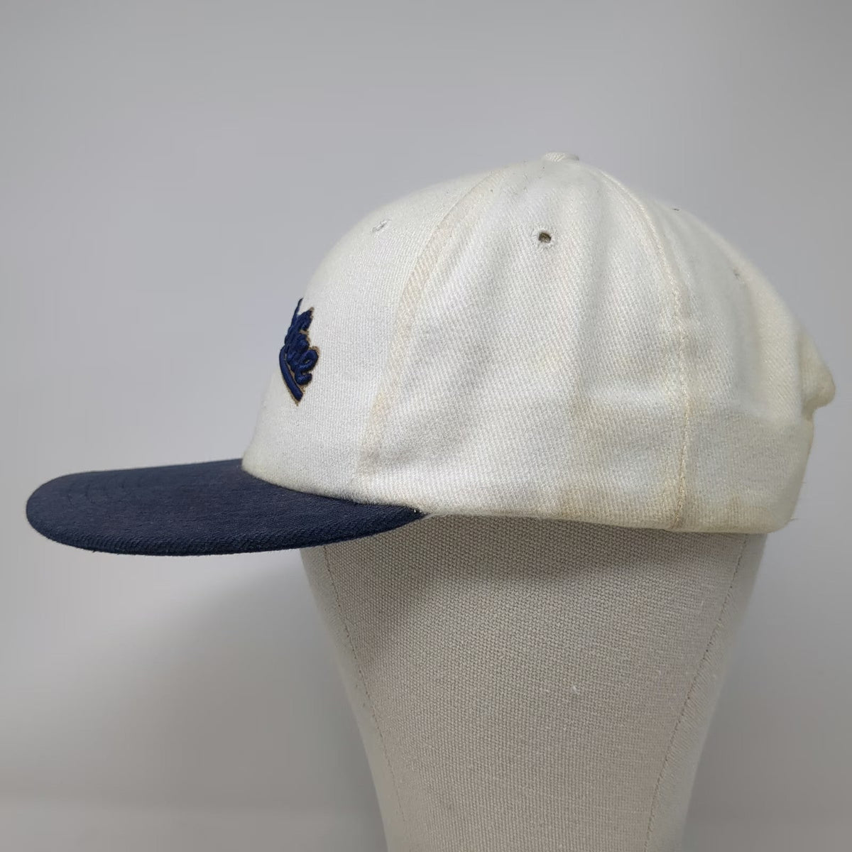 Texace Desert Aire Baseball Cap White Blue Gold OSFM Hat Made in USA Slideback