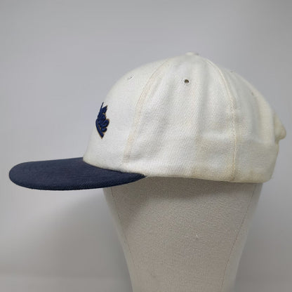 Texace Desert Aire Baseball Cap White Blue Gold OSFM Hat Made in USA Slideback
