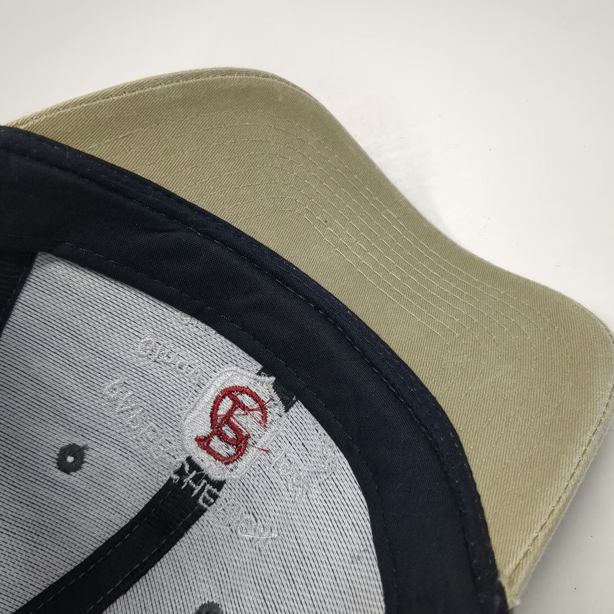 Toppers Inc Baseball Cap Gray One Size Two Tone Slideback Paper Chemical Hat