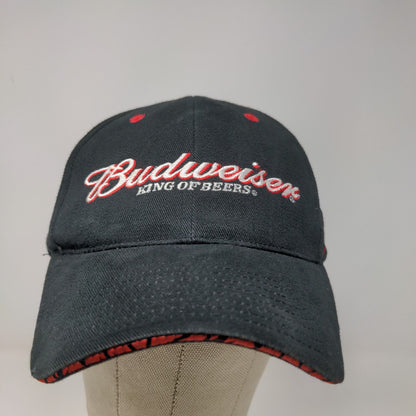 Chase Authentics Men's Strapback Hat Black Dale Earnhardt Jr Budweiser #8 Logo