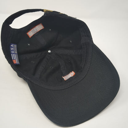 Bulletproof Slideback Baseball Cap Black One Size Adjustable Embroidered 6 Panel