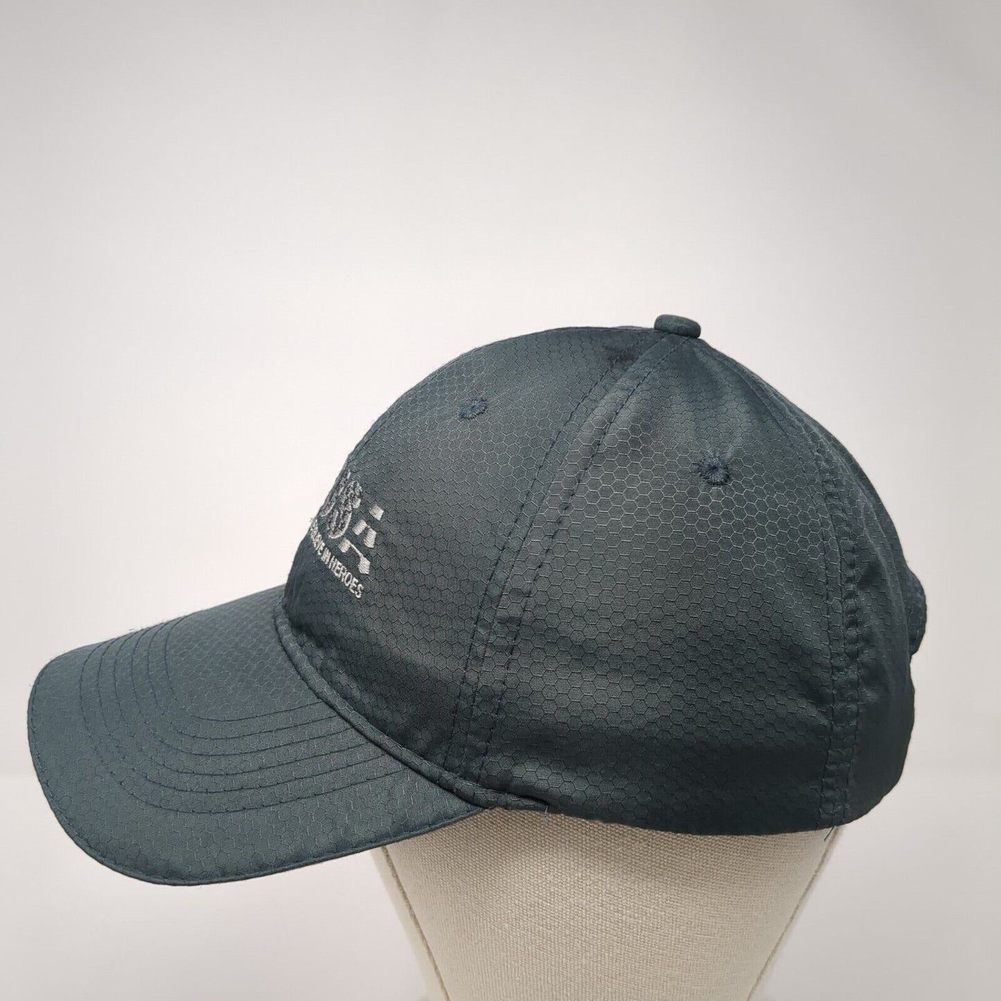 NAPA USA We Believe In Heroes Strapback Hat Gray One Size Adjustable Patriotic