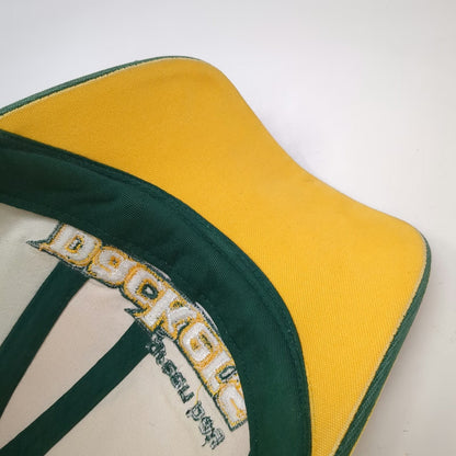 Green Bay Packers NFL Reebok Cap Yellow One Size Embroidered Logo Pro Line Strap