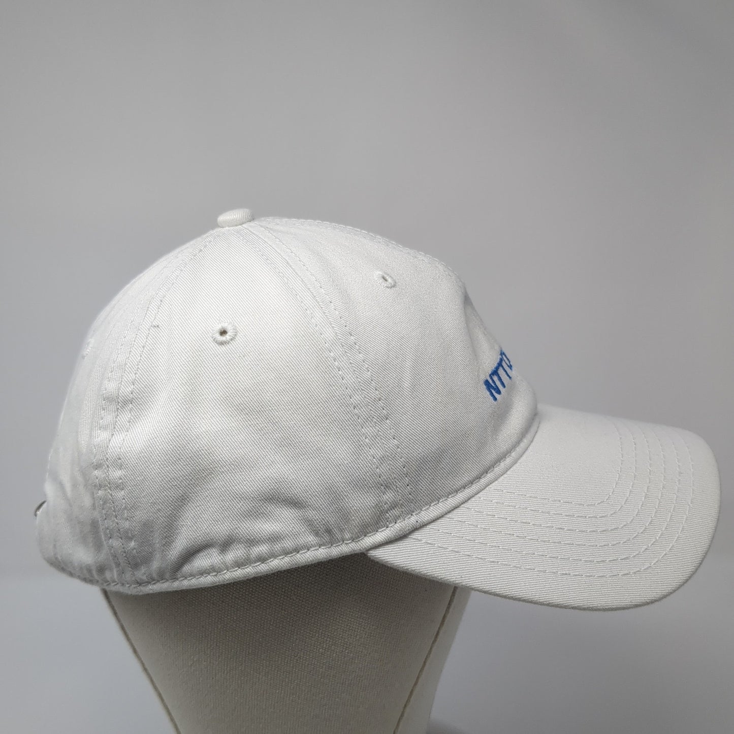 NTT Data Slideback Baseball Cap White OS Adjustable Embroidered 9Twenty New Era