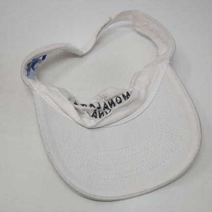 Pomona Lake Marina Sun Visor Cap White One Size Adjustable Port & Company