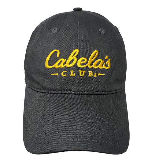 Cabela's Club Men's Slideback Hat Gray OSFM Embroidered Logo