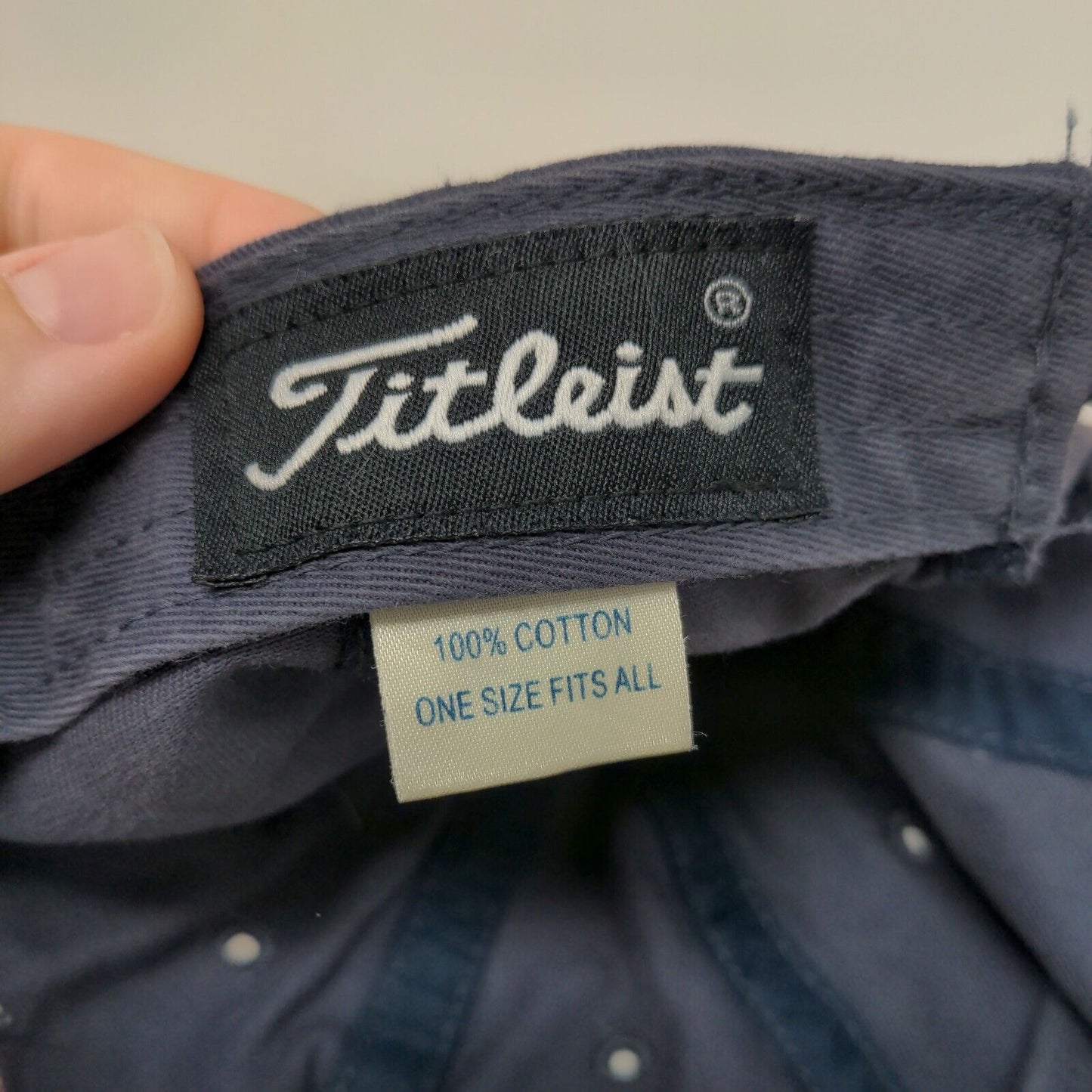 Titleist USA Slideback Hat Blue OSFA Embroidered Adjustable 6 Panel