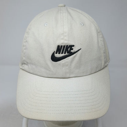 Nike Baseball Cap Beige Black One Size Slideback Heritage86 Cotton Logo Hat