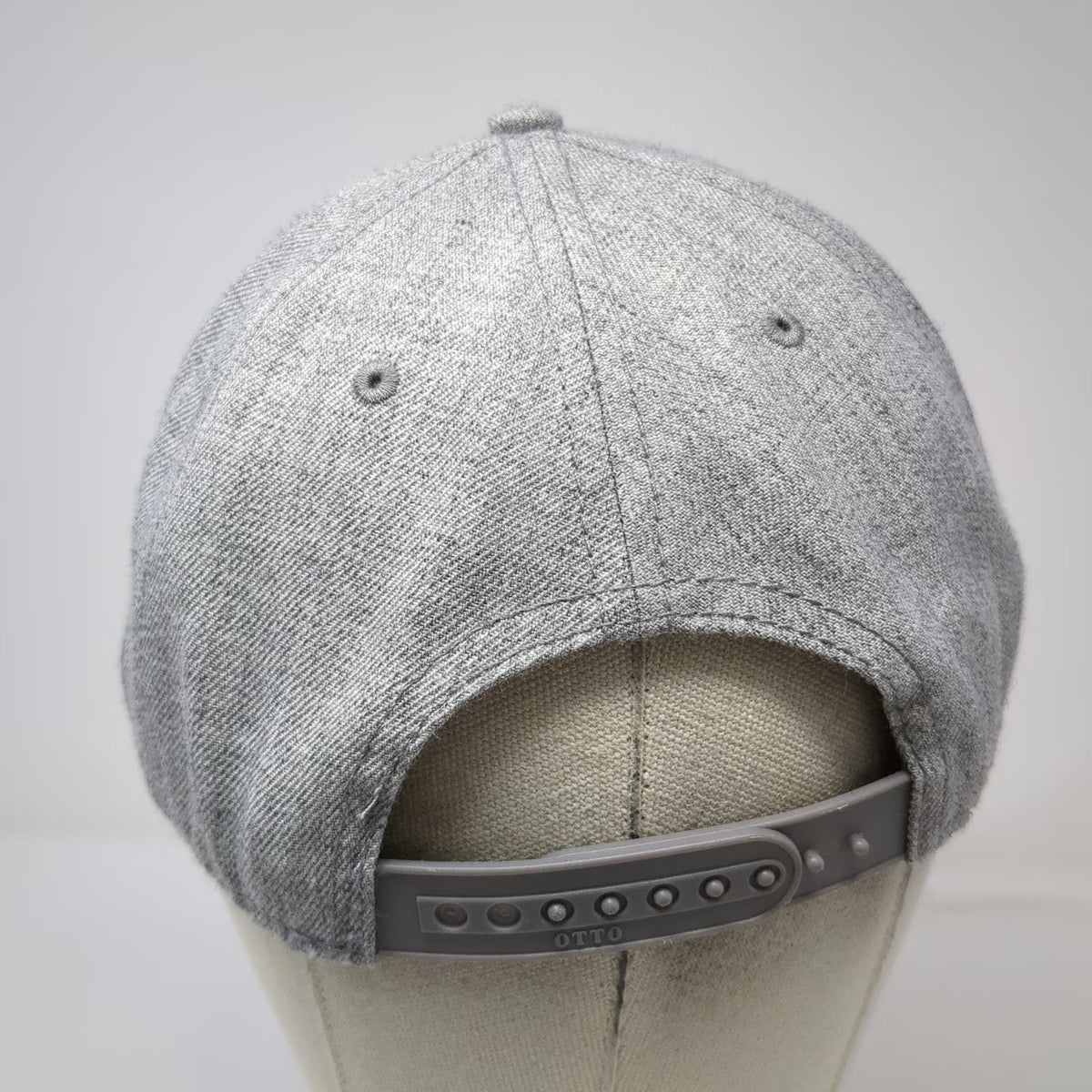 Otto Snapback Hat Gray One Size CleaverBrooks Sales & Service Logo Wool Blend
