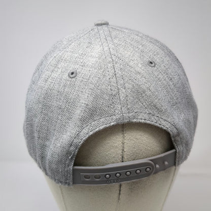 Otto Snapback Hat Gray One Size CleaverBrooks Sales & Service Logo Wool Blend