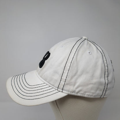 Bridgestone Golf Slideback Hat White One Size Adjustable Embroidered