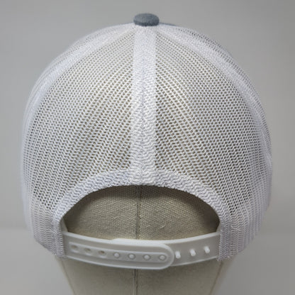 Sun World Snapback Mesh Back Trucker Hat Gray One Size Adjustable Yupoong