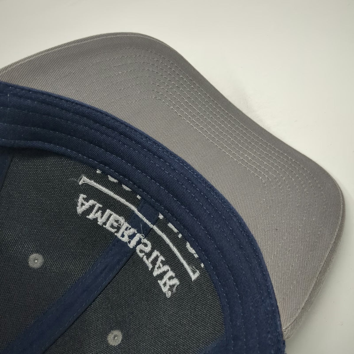 Outdoor Cap Trucker Hat Gray Blue OS Ameristar Perimeter Security Mesh Snapback