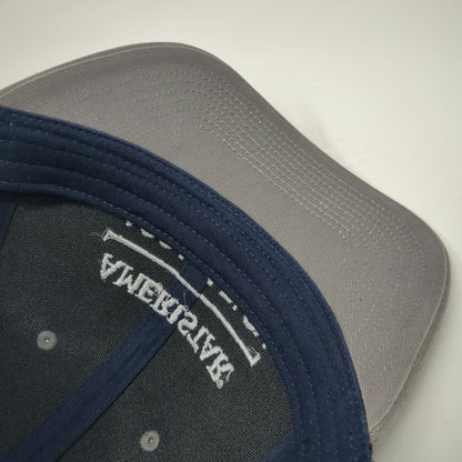 Outdoor Cap Trucker Hat Gray Blue OS Ameristar Perimeter Security Mesh Snapback