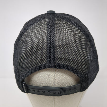 Nixon Snapback Trucker Hat Black One Size Mesh Back Adjustable Yupoong