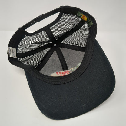Bass Pro Shops Gone Fishing Trucker Hat Black OSFM Mesh Back Adjustable