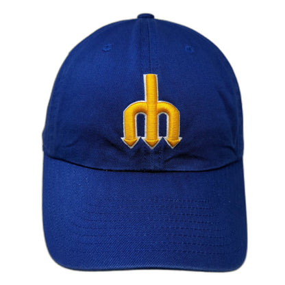 Fan Favorite Seattle Mariners MLB Blue Baseball Cap One Size Cooperstown Trident