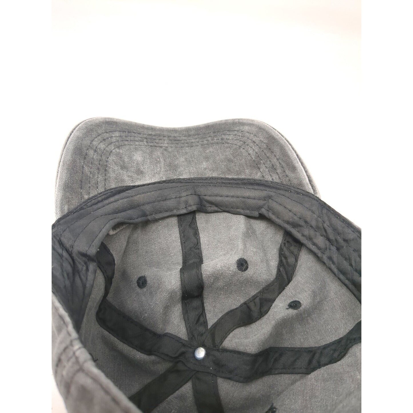 Greyhound Slideback Hat Gray OSFA Adjustable 6 Panel Vent Holes