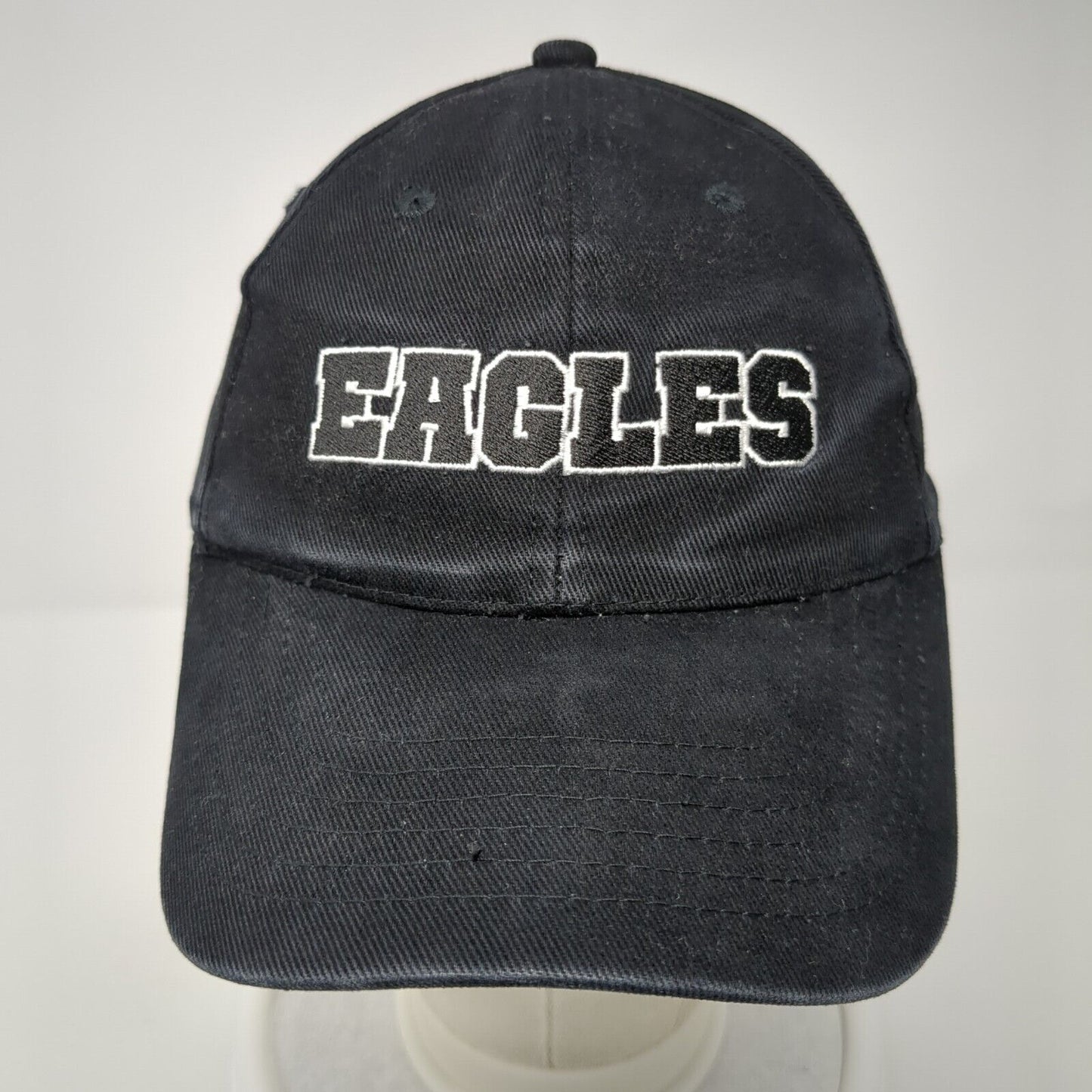Eagles 2002 Strapback Hat Black One Size Adjustable Embroidered 6 Panel