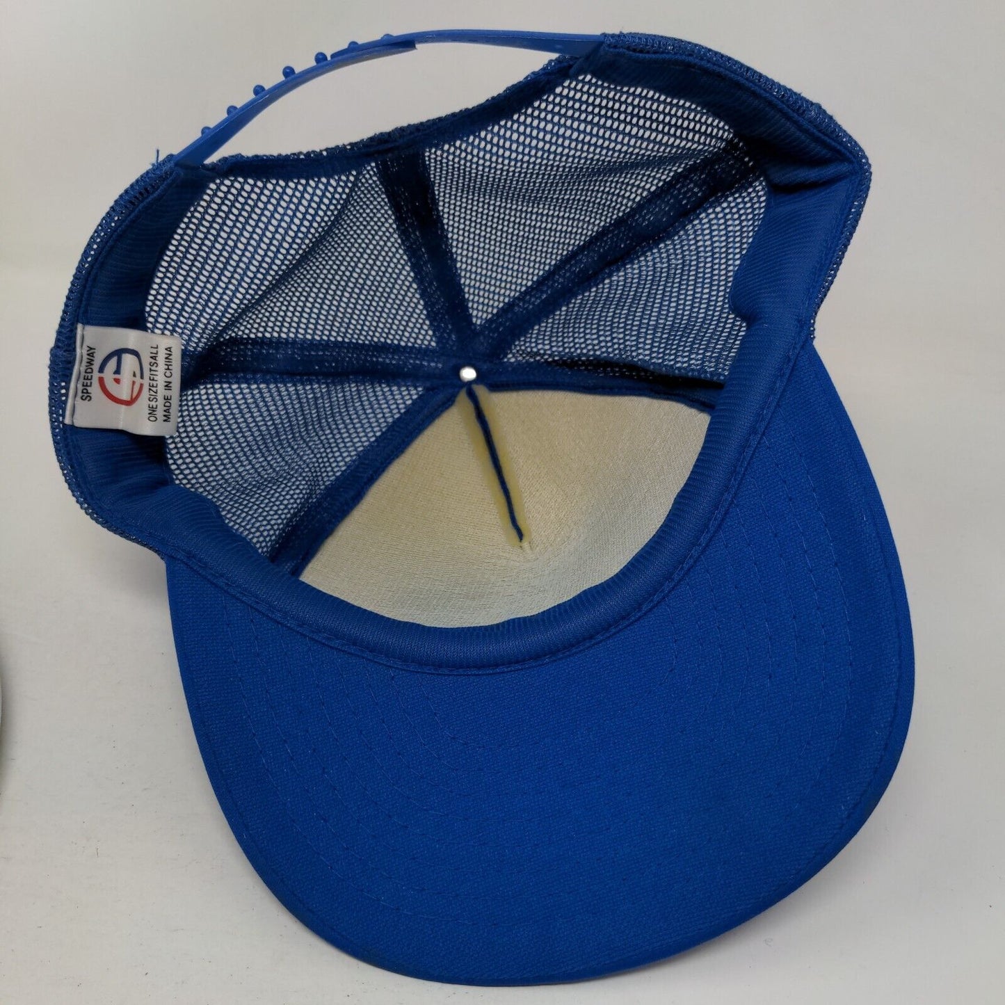 Praise The Lord Snapback Mesh Back Trucker Hat Blue OSFA Speedway