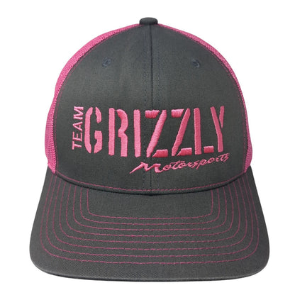 Team Grizzly Motorsports Snapback Trucker Hat Multi OS Adjustable Richardson