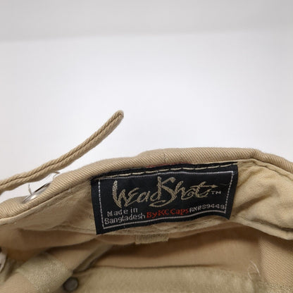 Las Manitas Austin TX Slideback Hat Tan One Size Adjustable Embroidered