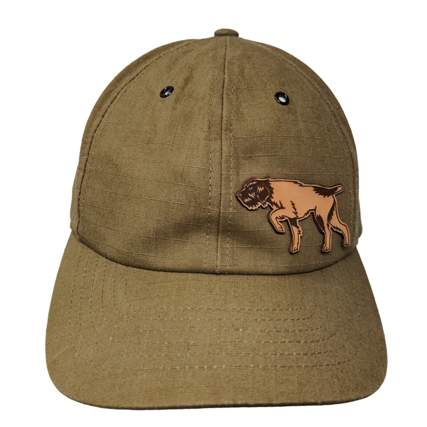 Richardson Outdoor Men's Slideback Hat Brown Adjustable Dog Logo Cotton