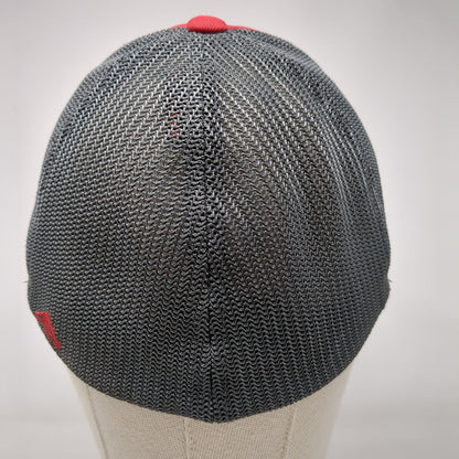 Pacific Headwear Fitted Mesh Back Trucker Hat Multi 6 7/8-7 3/8 Embroidered