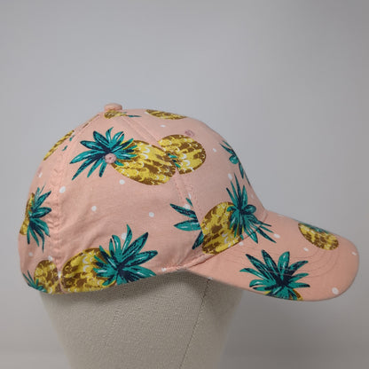 Cruise Club Strapback Baseball Cap Multicolor OS Adjustable Pineapple Print