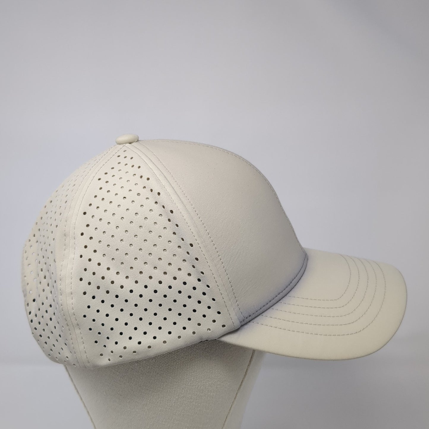 Unbranded Trucker Hat Beige One Size Adjustable Breathable Mesh Back Blank