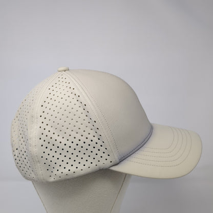 Unbranded Trucker Hat Beige One Size Adjustable Breathable Mesh Back Blank